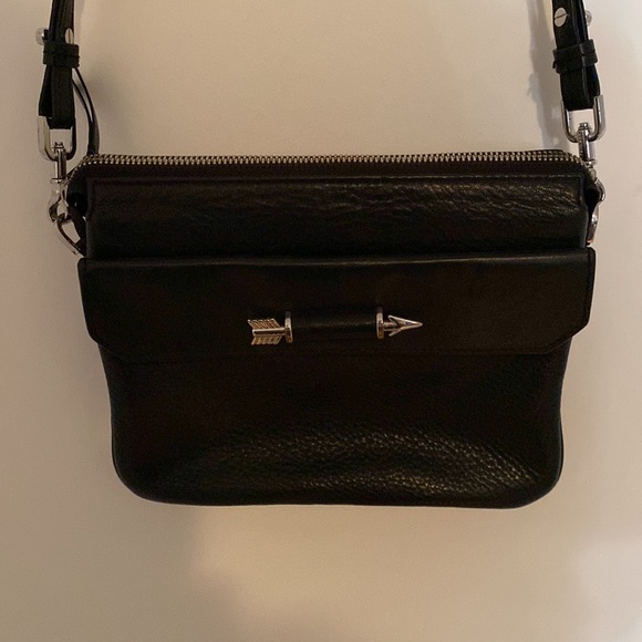 Mackage black leather crossbody - Picture 2 of 3